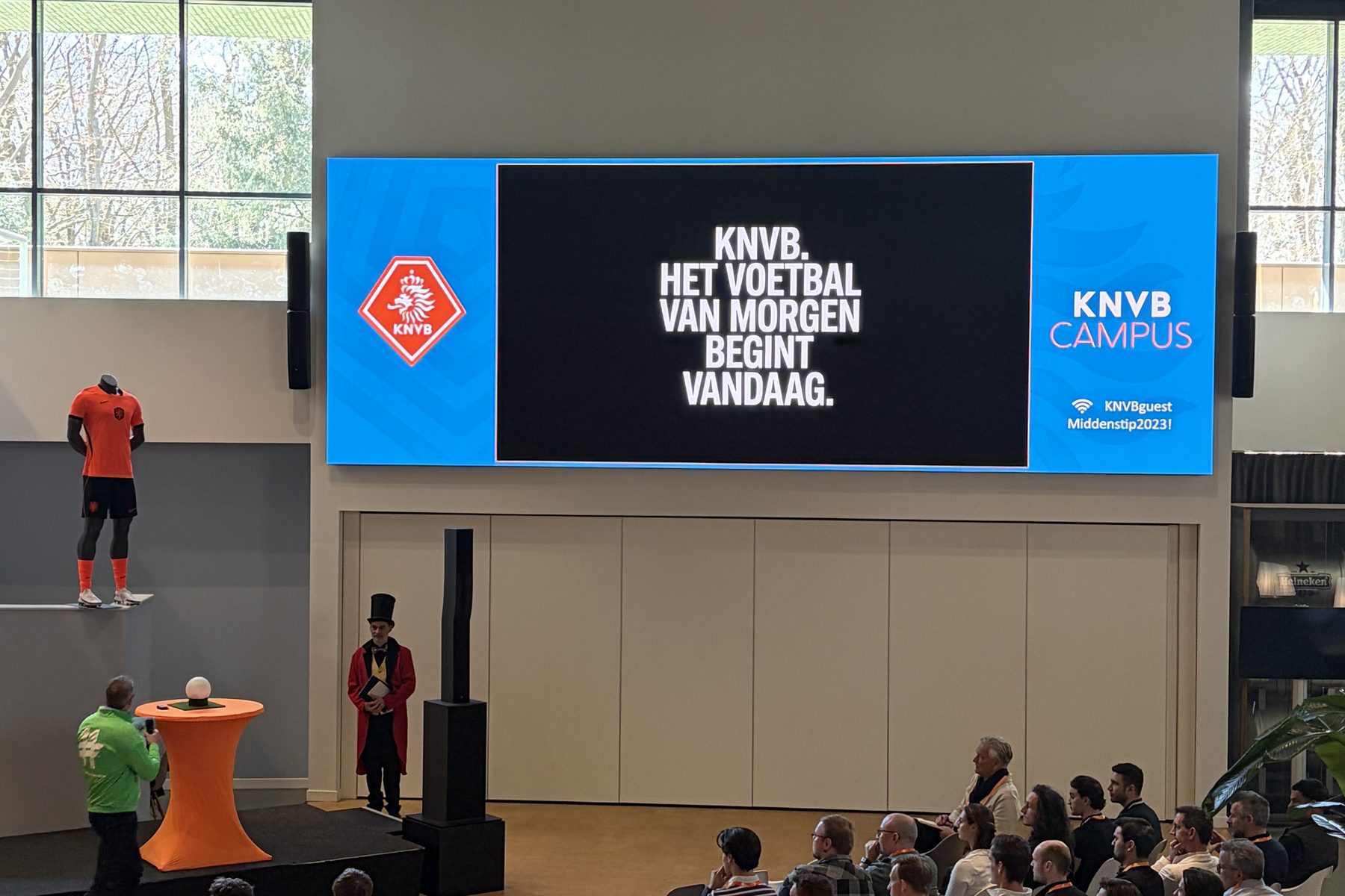 KNVB Campus Innovation Festival stage