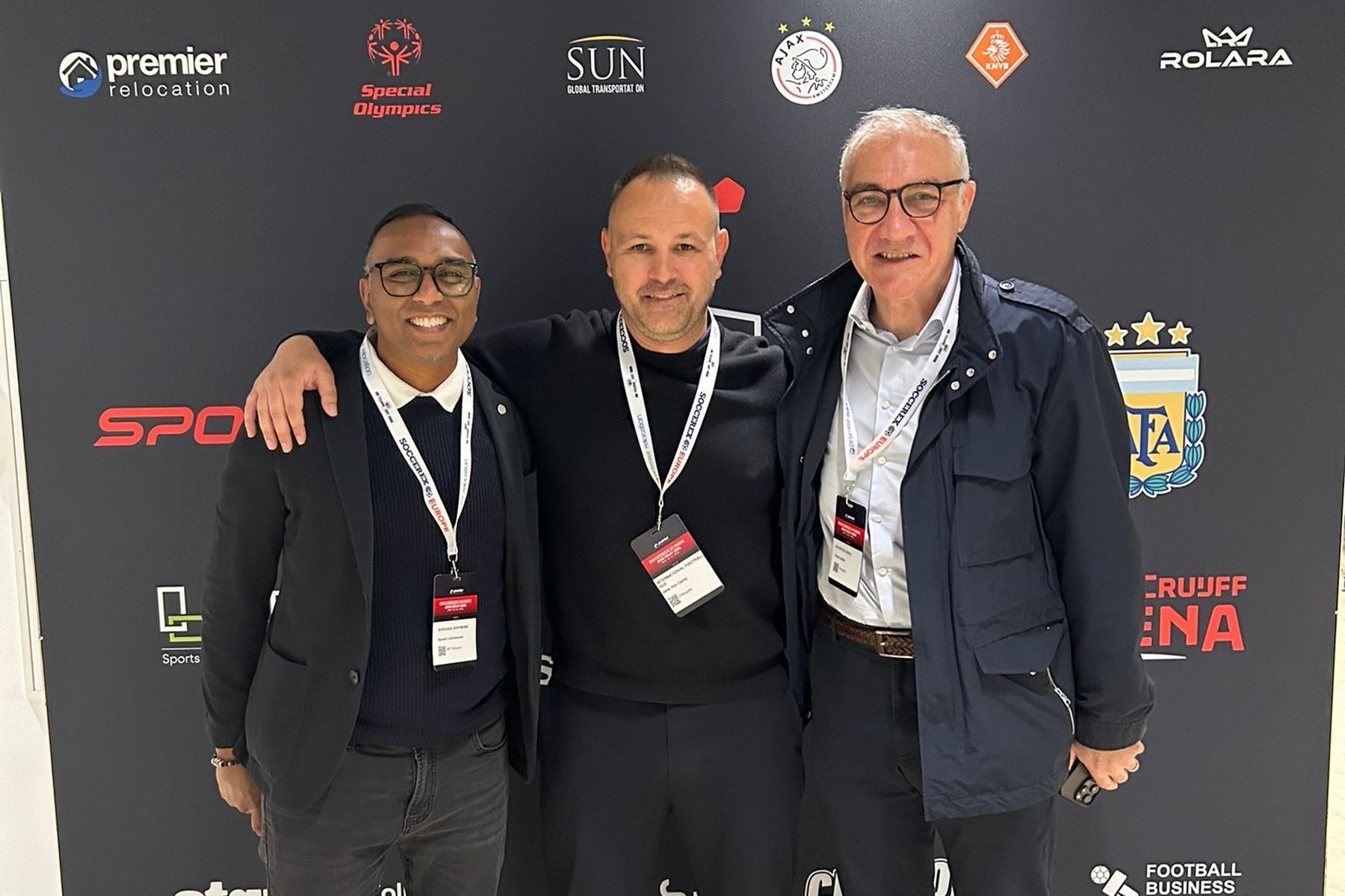 International Football Hub team at Soccerex Europe