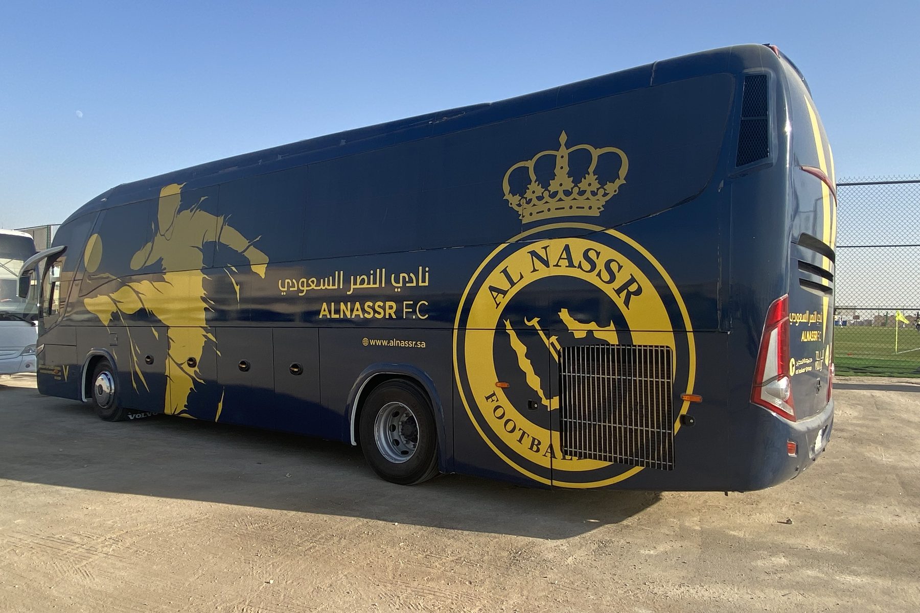 Al Nassr FC team bus